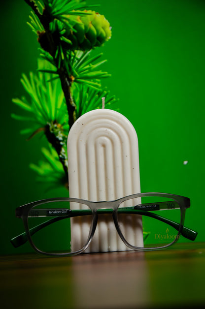 The Arch – Ribbed Soy Wax Candle Diyaloom