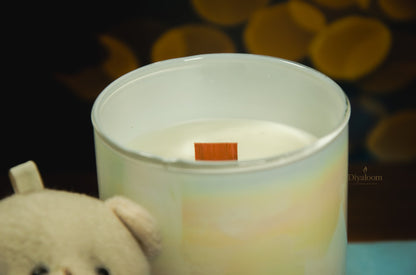 Iridescent Glow Jar Candle Diyaloom