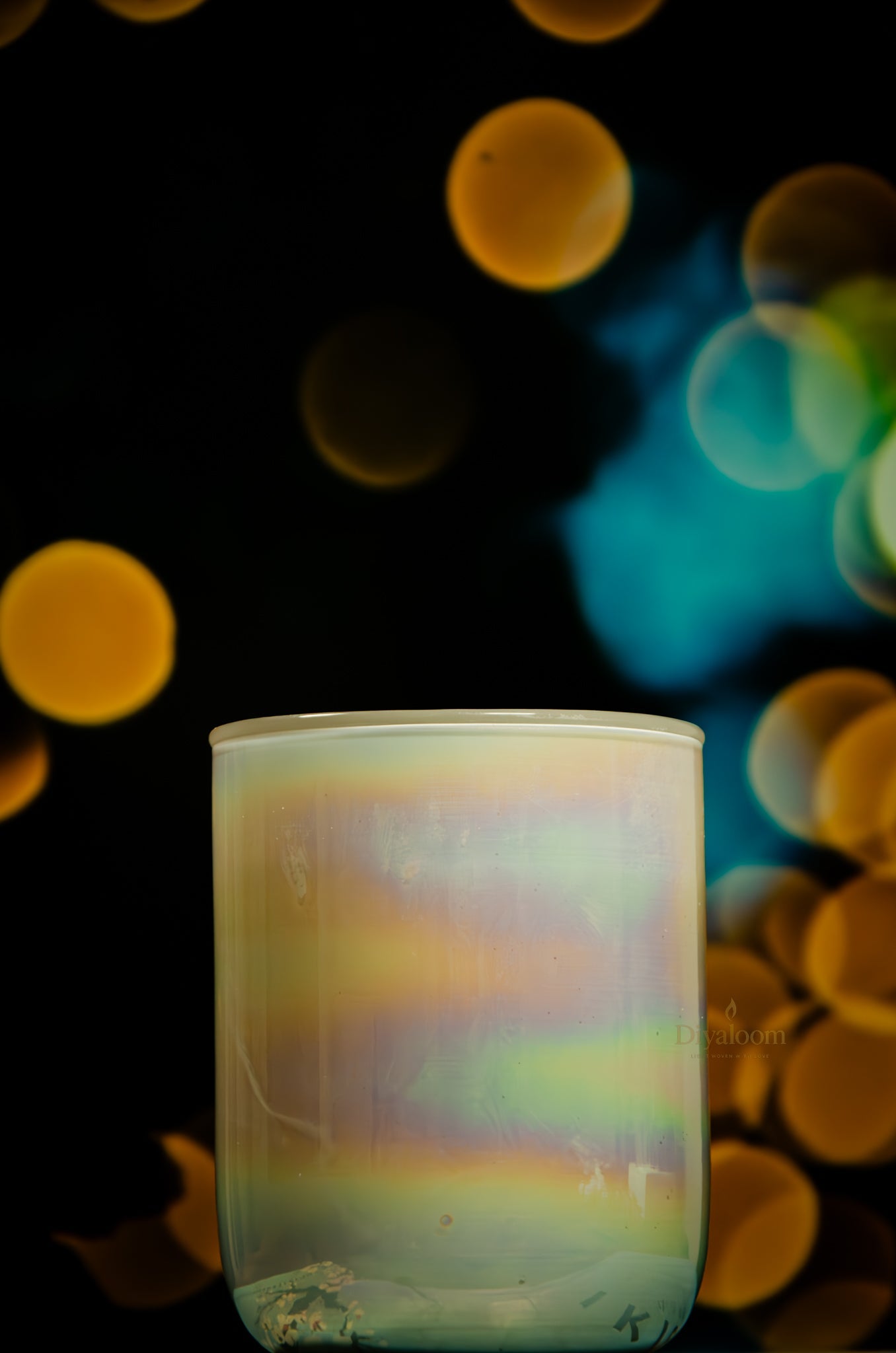Iridescent Glow Jar Candle Diyaloom