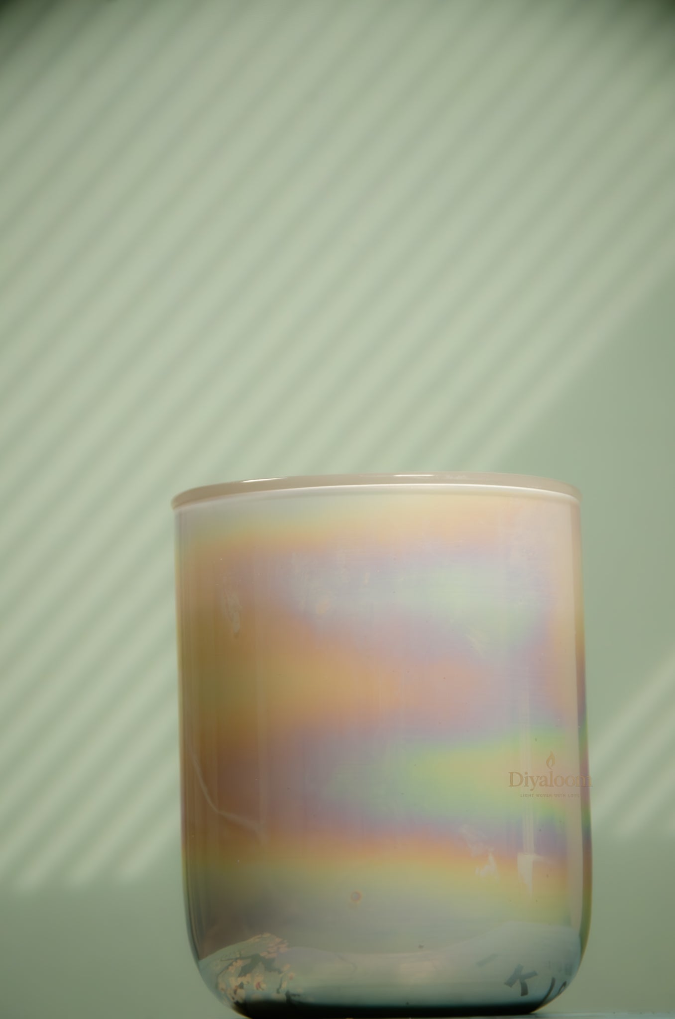 Iridescent Glow Jar Candle Diyaloom