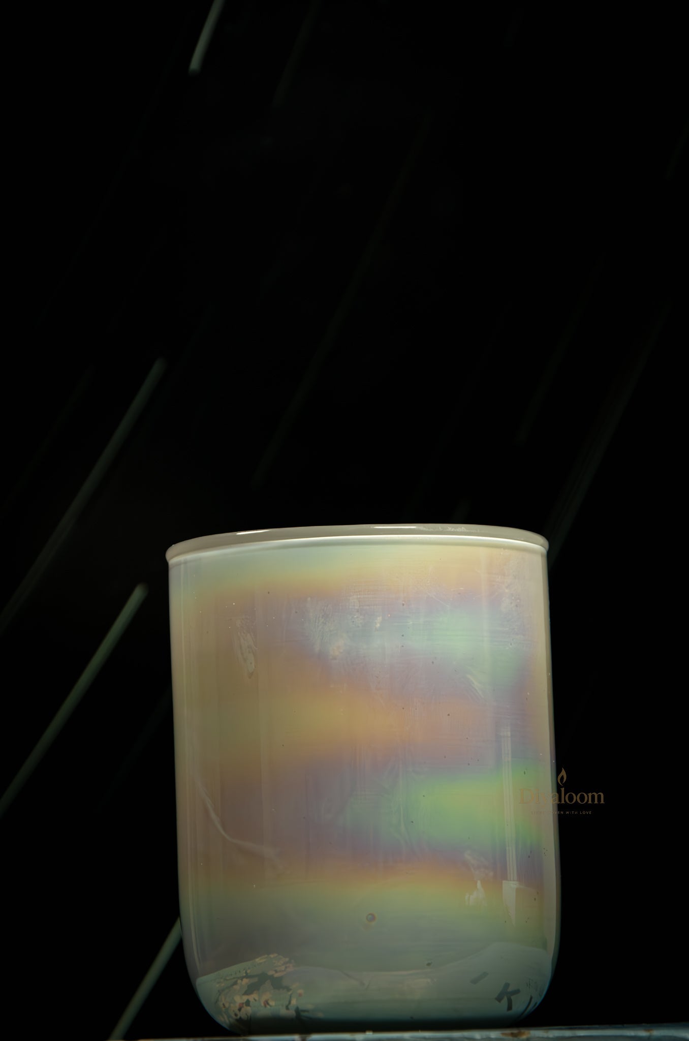 Iridescent Glow Jar Candle Diyaloom