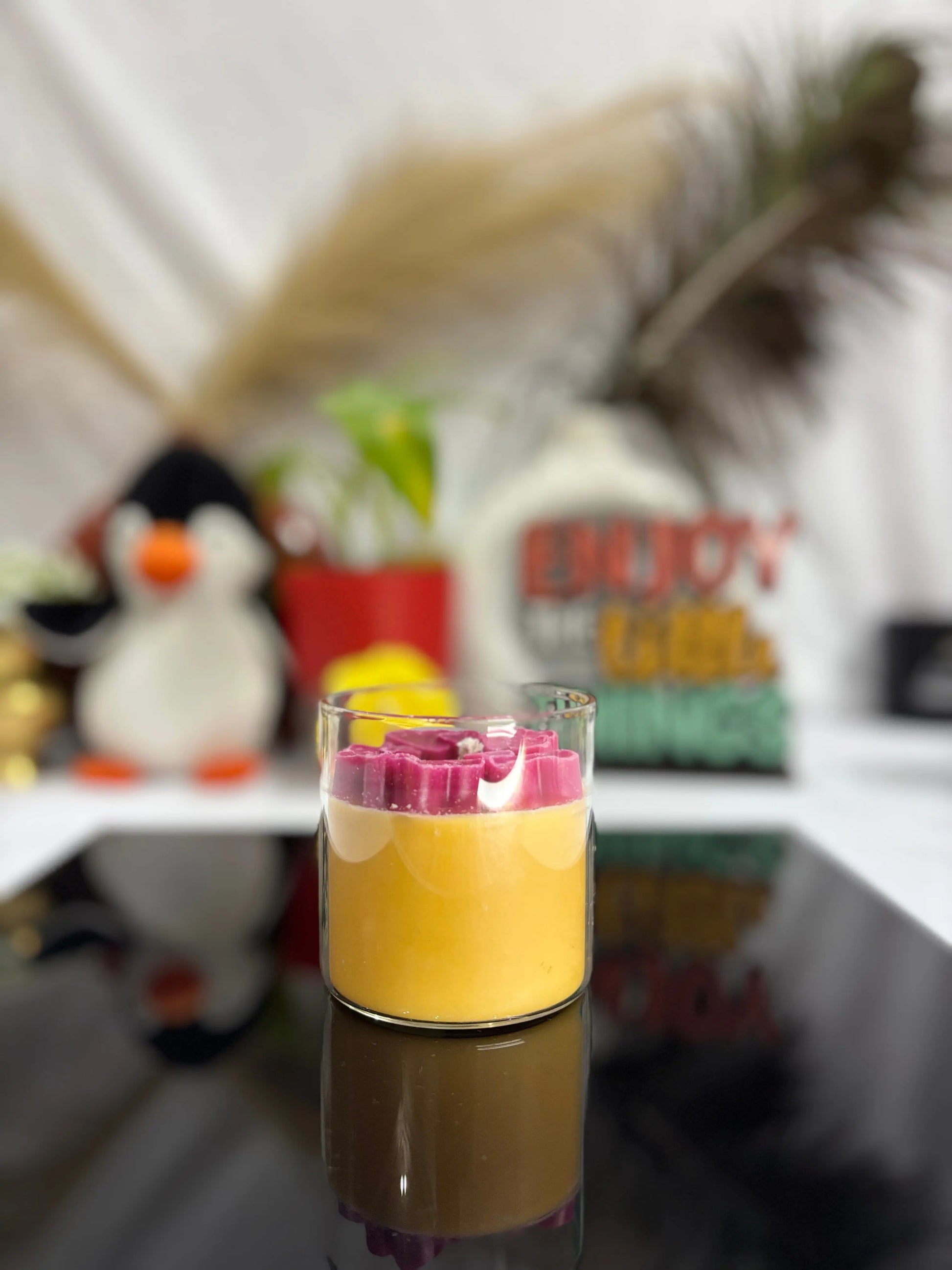 Rose Bloom Soy Wax Candle My Store