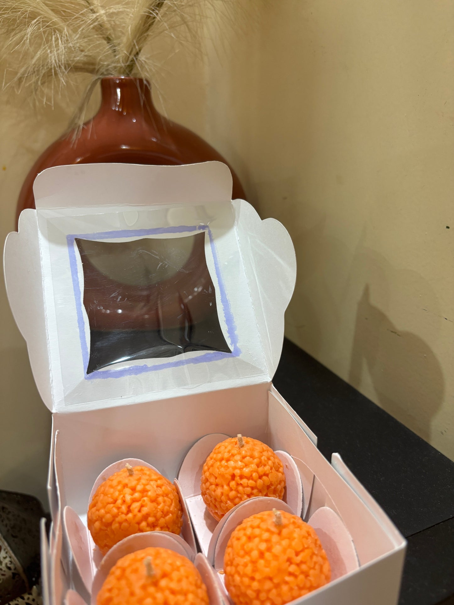 Ladoo Candle – Festive Scented Wax Delight | Indian Sweets-Inspired Candle Diyaloom